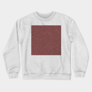 Liquid Turing Pattern (Rose Gold) Crewneck Sweatshirt